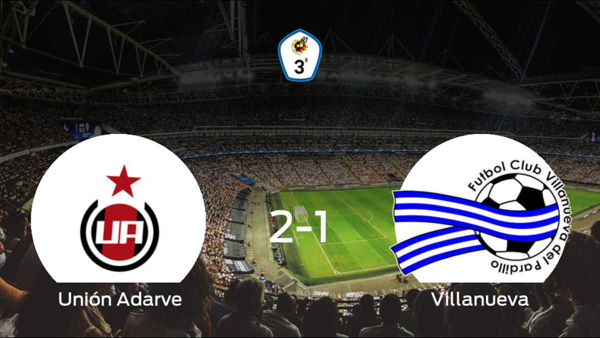 El Unión Adarve vence en casa al Villanueva del Pardillo por 2-1