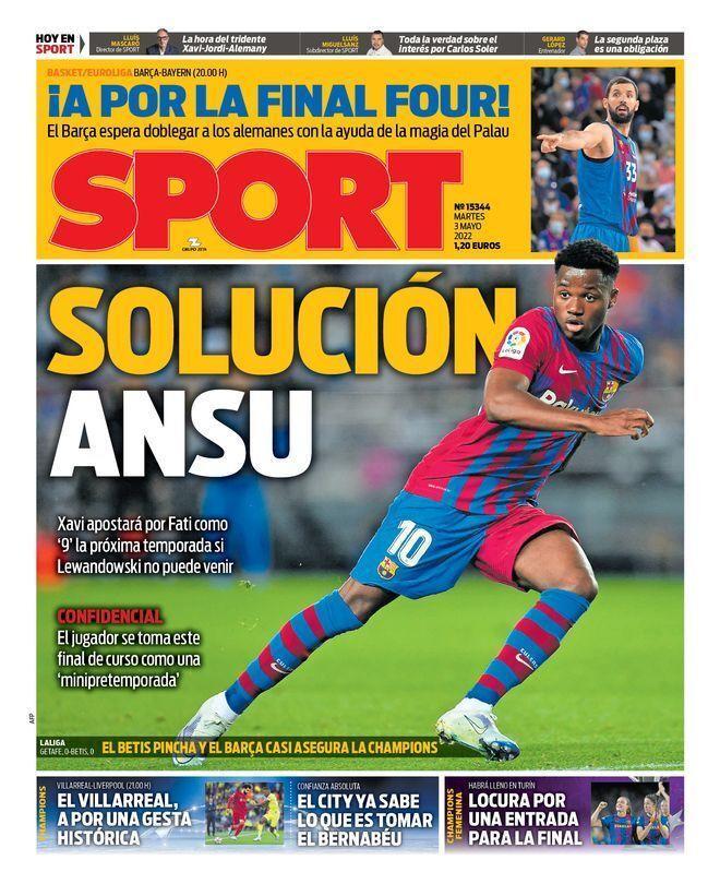 Estas son las portadas de la prensa deportiva de hoy