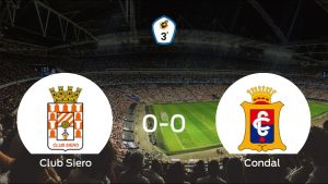 El Club Siero y el Condal firman un empate sin goles (0-0) El Club Siero y el Condal firman un empate sin goles (0-0)