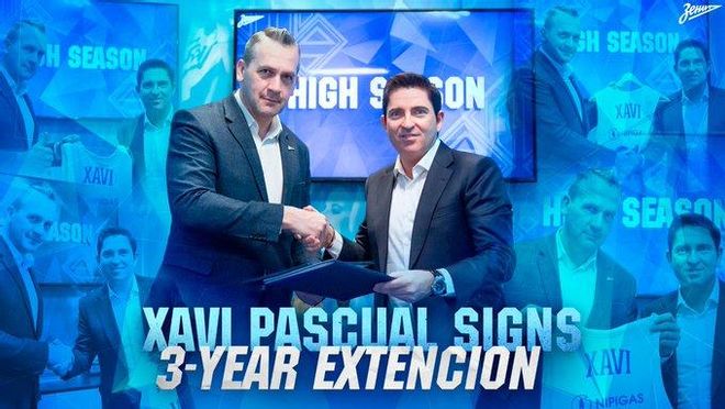 Pascual firmó una ampliación de tres años con el Zenit Pascual firmó una ampliación de tres años con el Zenit