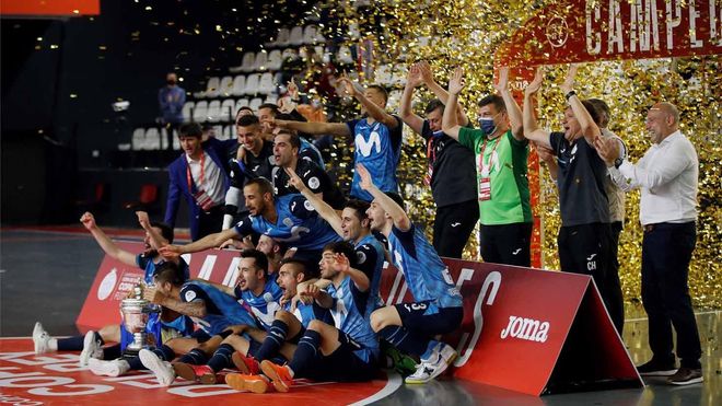 Movistar Inter alzó su segunda Copa del Rey Movistar Inter alzó su segunda Copa del Rey