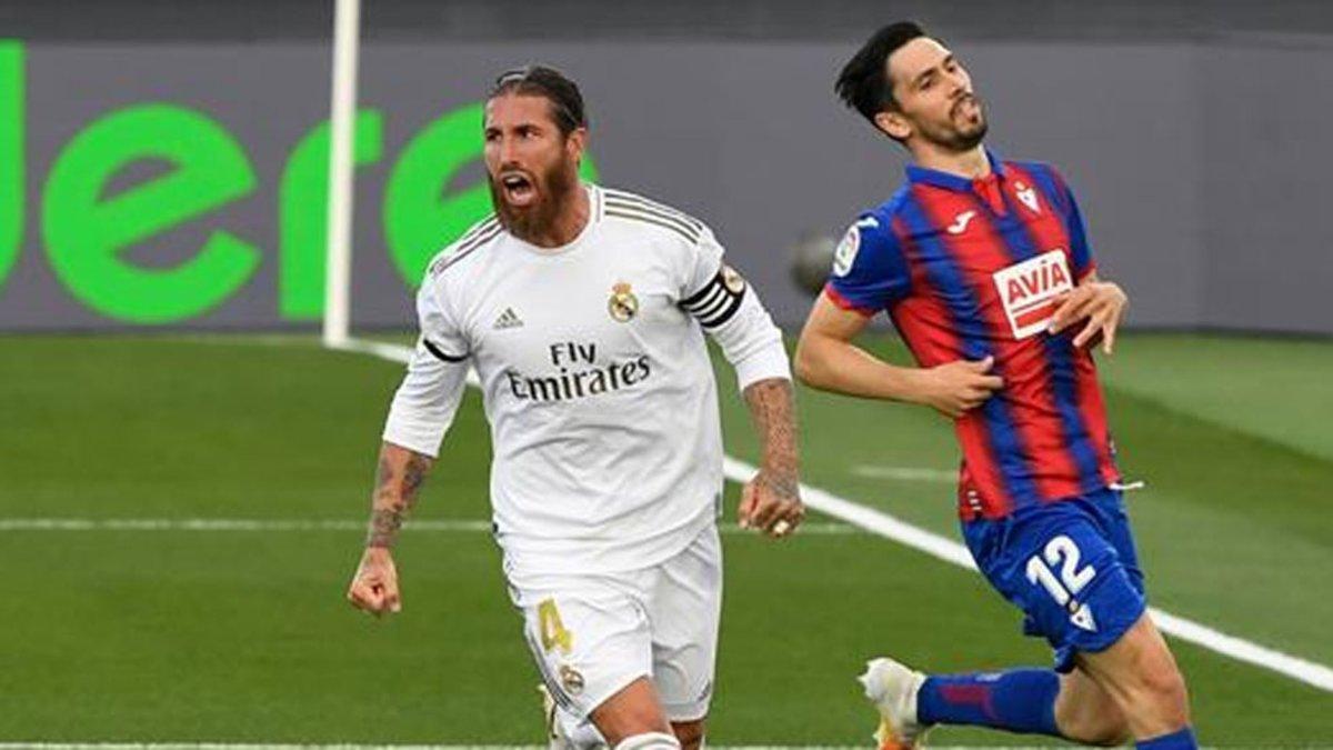 Sergio Ramos marcó uno de los goles del Real Madrid