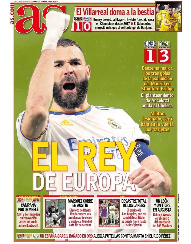 Las portadas de la prensa deportiva de hoy