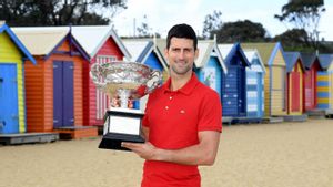 Djokovic paseó su trofeo por las playas de Melbourne Djokovic paseó su trofeo por las playas de Melbourne