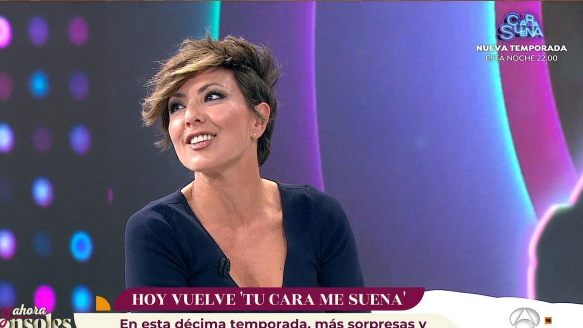 Sonsoles Ónega durante la entrevista a Manel Fuentes.