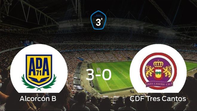 Goleada del Alcorcón B por 3-0 frente al Tres Cantos Goleada del Alcorcón B por 3-0 frente al Tres Cantos