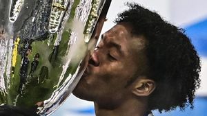Cuadrado dio la asistencia definitiva a Álvaro Morata para poner el 2-0 en el marcador Cuadrado dio la asistencia definitiva a Álvaro Morata para poner el 2-0 en el marcador