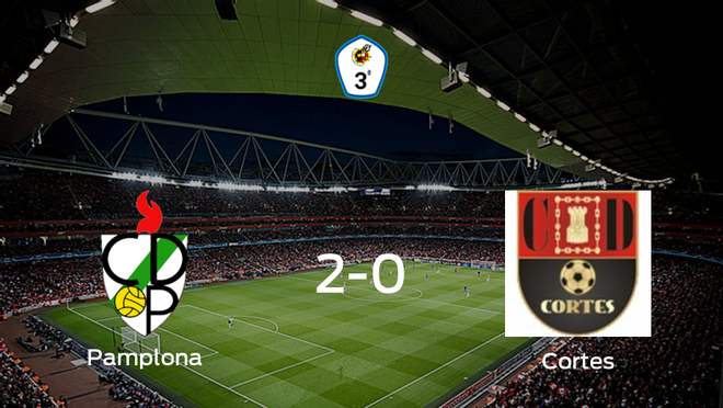 El Pamplona vence 2-0 en casa al Cortes El Pamplona vence 2-0 en casa al Cortes