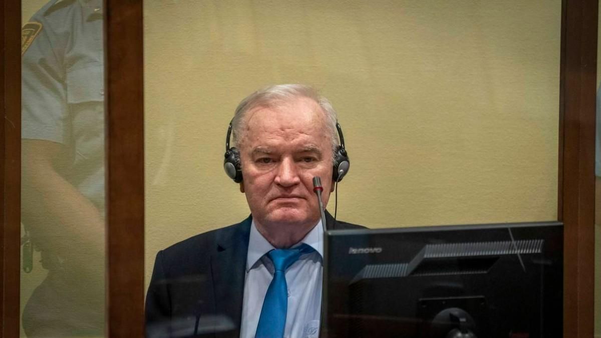 Ratko Mladic, durante la apelación en La Haya Ratko Mladic, durante la apelación en La Haya