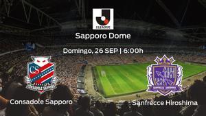 Jornada 30 de Liga Japonesa J1: previa del encuentro Consadole Sapporo - Sanfrecce Hiroshima