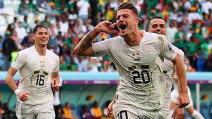 Camerún - Serbia: El gol de Sergej Milinkovic-Savic