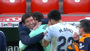 Marcelino se reencontró con los jugadores del Valencia Marcelino se reencontró con los jugadores del Valencia