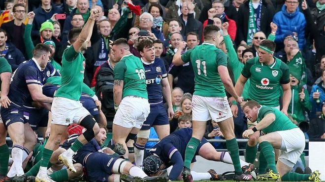Irlanda dio un paso importante al ganar a Escocia Irlanda dio un paso importante al ganar a Escocia