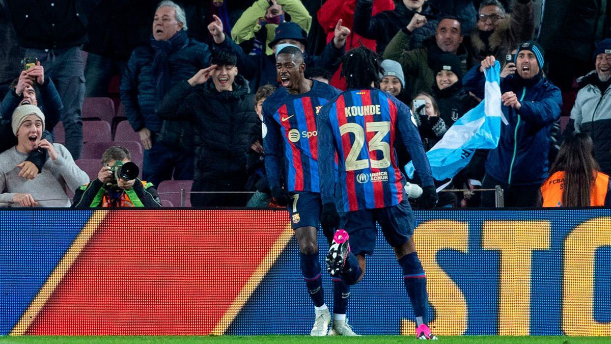 Dembélé adelantó al Barça