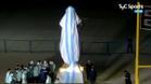 Imagen para la historia en el fútbol argentino. Messi, junto a sus compañeros, inauguraron una estatua de Maradona