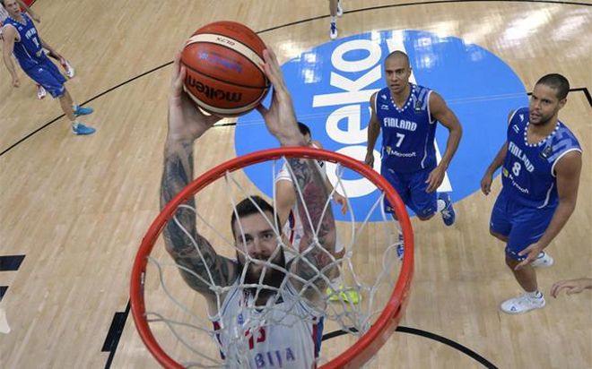 Serbia ganó sin problemas a Finlandia Serbia ganó sin problemas a Finlandia