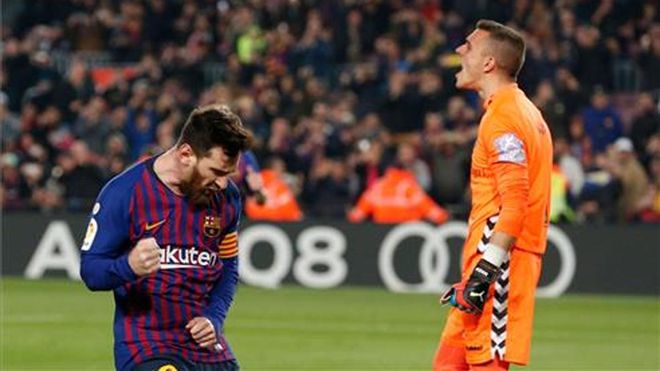 Jordi Masip, en una imagen junto a Leo Messi Jordi Masip, en una imagen junto a Leo Messi