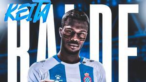 Keita Baldé, nuevo jugador del Espanyol