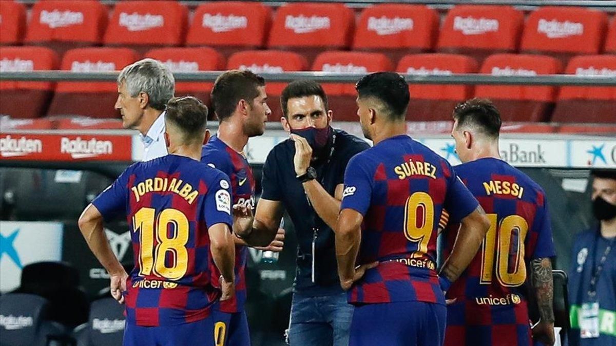 El Barcelona ha sumado 6 de 12 puntos posibles en sus últimos enfrentamientos El Barcelona ha sumado 6 de 12 puntos posibles en sus últimos enfrentamientos