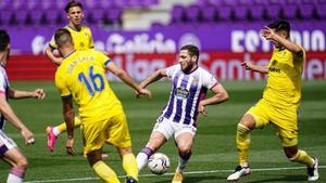 El Valladolid empata ante el Cádiz y cae a puestos de descenso: el resumen del partido