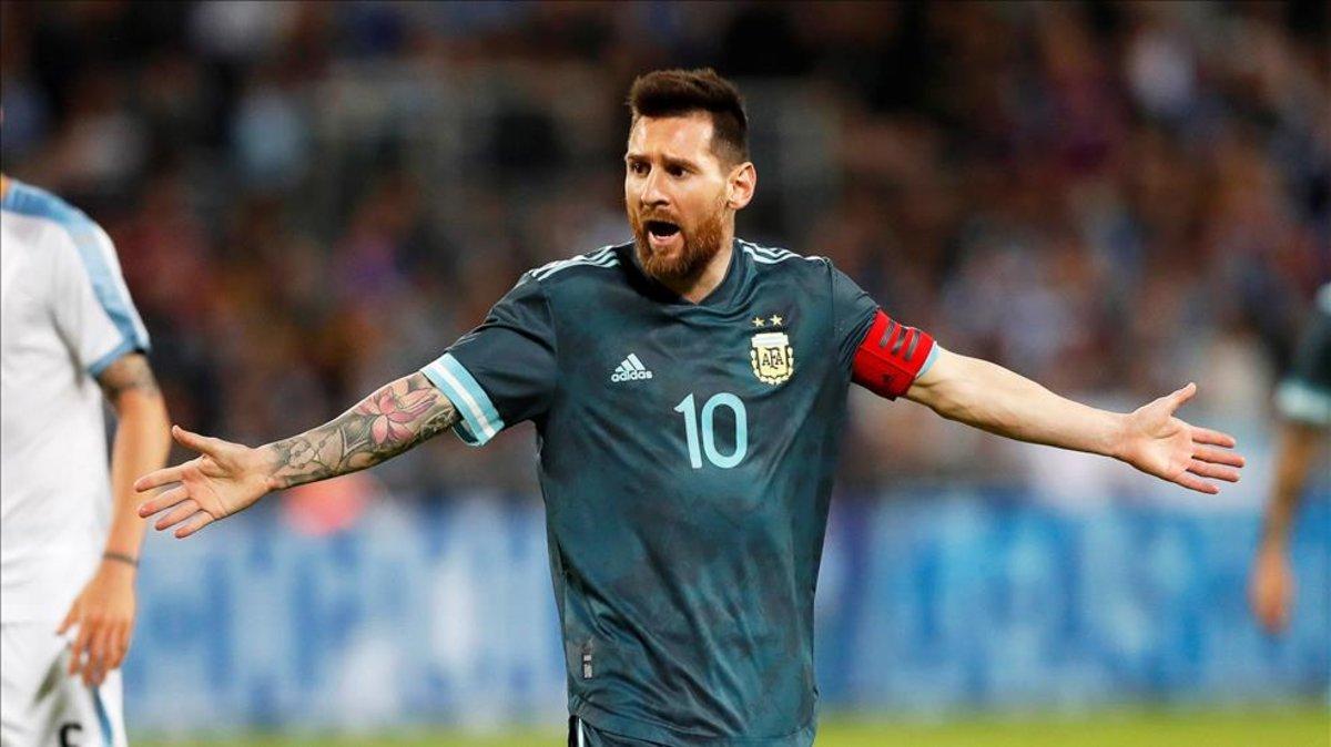 Leo Messi, jugador de Argentina