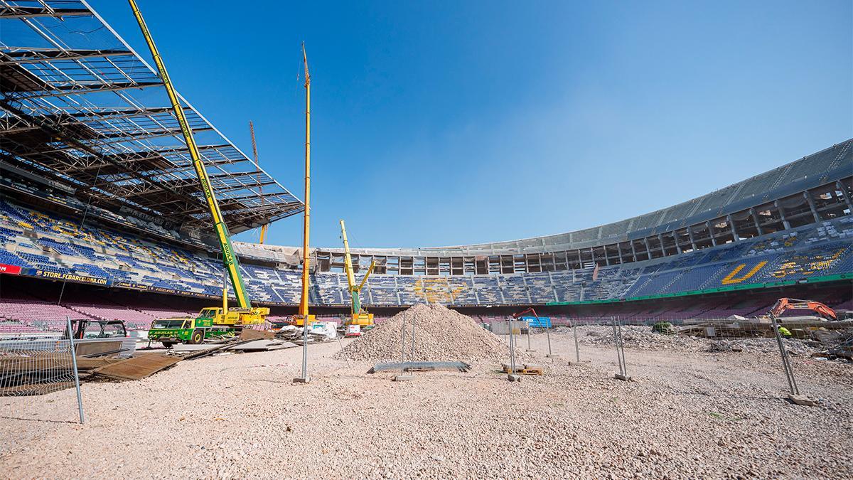 Fc Barcelona Continúan Las Obras En El Spotify Camp Nou 