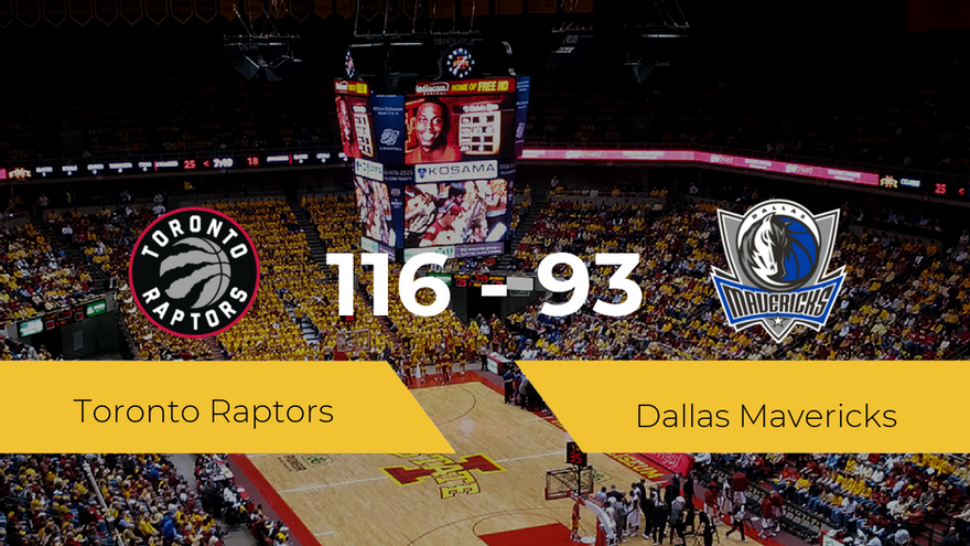 Toronto Raptors win against Dallas Mavericks 116-93