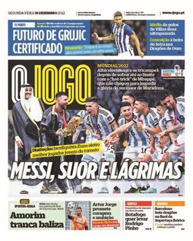 Para enmarcar: las portadas de todo el mundo se rinden a Messi