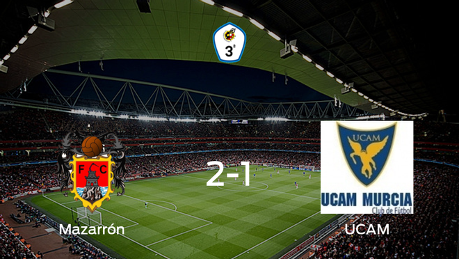 El Mazarrón FC gana 2-1 en casa al UCAM B El Mazarrón FC gana 2-1 en casa al UCAM B