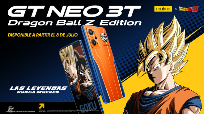 El Realme GT NEO 3T Dragon Ball Edition llega a España: precio y características