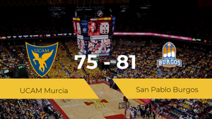 Triunfo del San Pablo Burgos ante el UCAM Murcia por 75-81 Triunfo del San Pablo Burgos ante el UCAM Murcia por 75-81