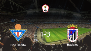 El Badajoz se lleva el triunfo después de vencer 1-3 al Don Benito El Badajoz se lleva el triunfo después de vencer 1-3 al Don Benito