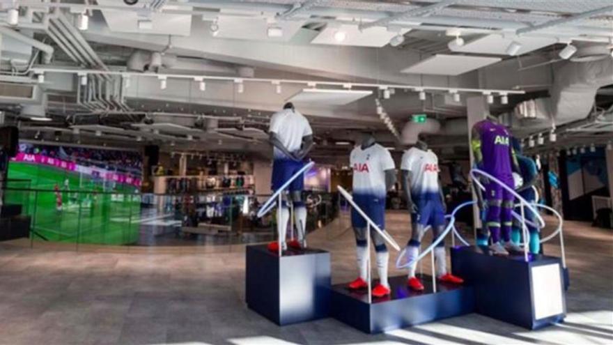 El Tottenham abre la tienda de fútbol más grande Europa en Wembley