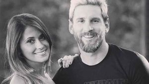 Antonela y Messi, en una fotografía reciente Antonela y Messi, en una fotografía reciente