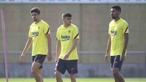 Los fichajes y cedidos han vuelto al trabajo en el Barça