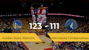 Golden State Warriors consigue ganar a Minnesota Timberwolves (123-111) Golden State Warriors consigue ganar a Minnesota Timberwolves (123-111)