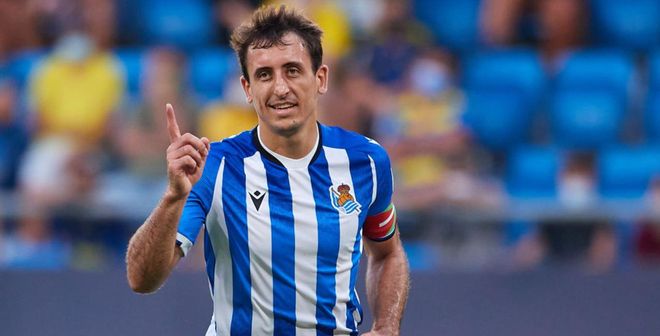 Oyarzabal tras lograr un doblete ante el Cádiz Oyarzabal tras lograr un doblete ante el Cádiz