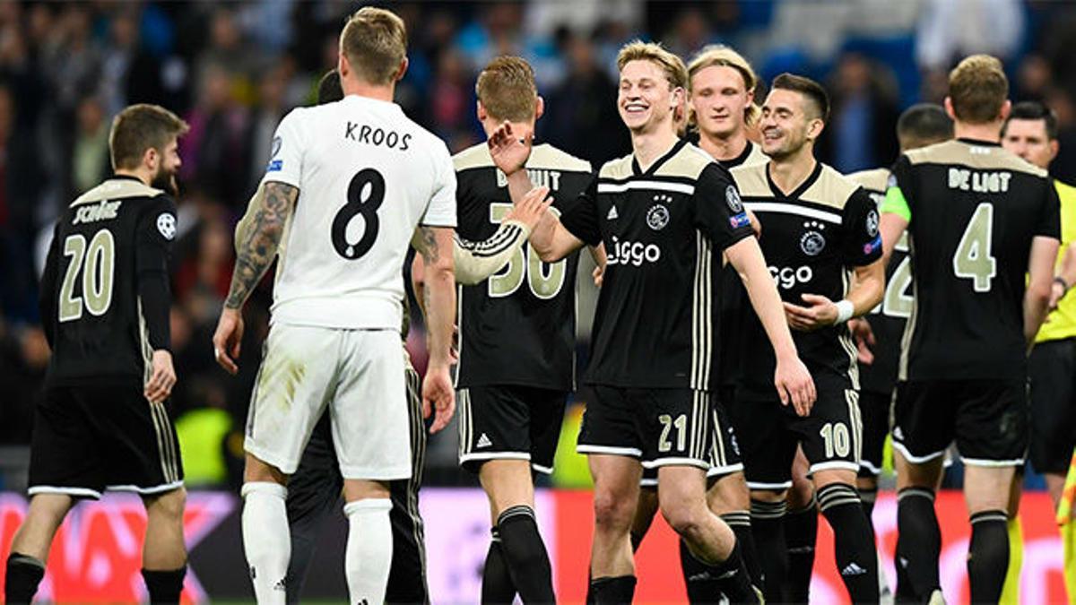 El video de una noche histórica para el Ajax: así fue la goleada al Madrid