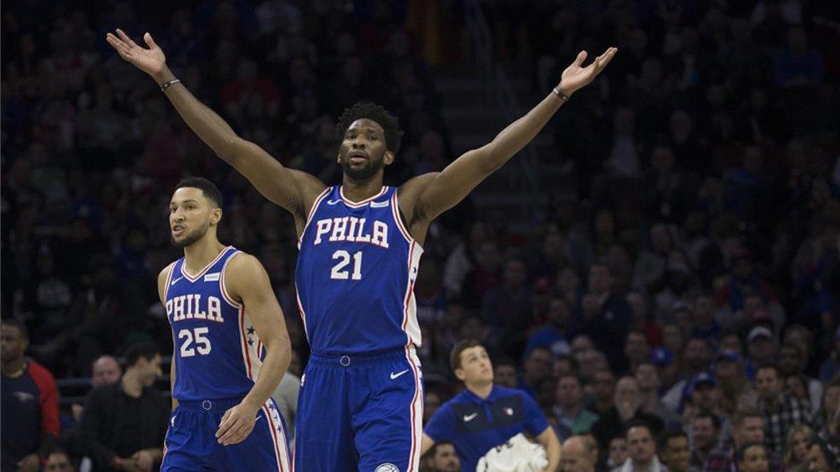 The 76ers retaliate with a barrage of 3-pointers