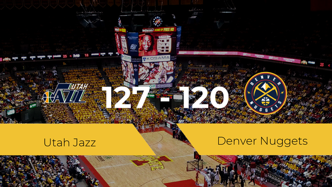 Utah Jazz gana a Denver Nuggets por 127-120 Utah Jazz gana a Denver Nuggets por 127-120