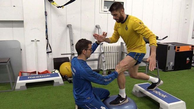 David López y PIatti ya realizan pequeñas carreras. David López y PIatti ya realizan pequeñas carreras.