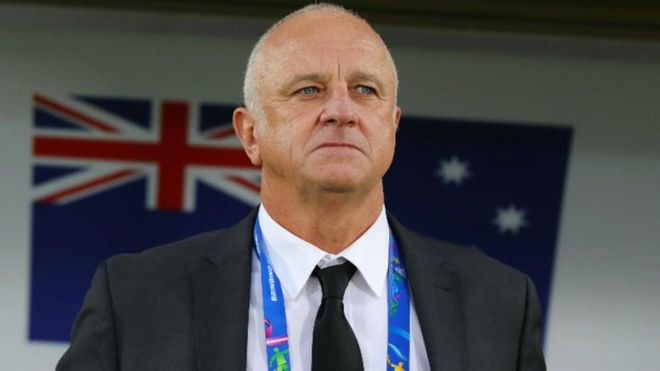 Graham Arnold, entrenador de la selección Sub-23 de Australia. Graham Arnold, entrenador de la selección Sub-23 de Australia.