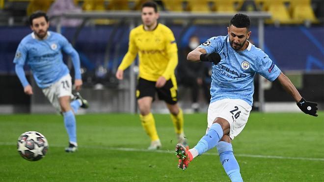 Mahrez comenzó la remontada desde el punto de penaltis
