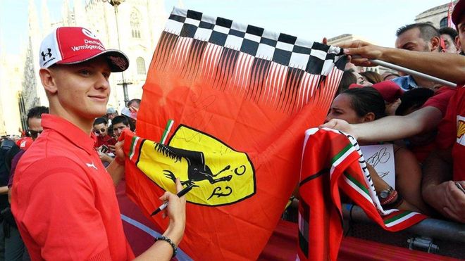 El domingo no acabó bien para Mick Schumacher El domingo no acabó bien para Mick Schumacher