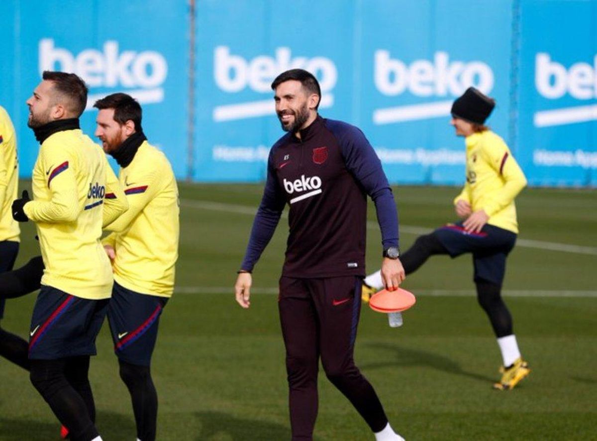 Sarabia, durante un entrenamiento Sarabia, durante un entrenamiento