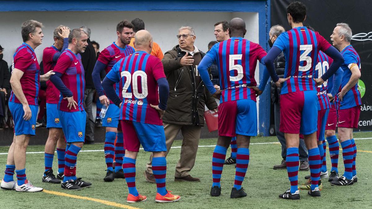 Jordi Gonzalvo debutó el pasado 26 de marzo en Sitges, en el homenaje a Johan Cruyff. La saga de los Gonzalvo sigue haciendo historia en la entidad azulgrana
