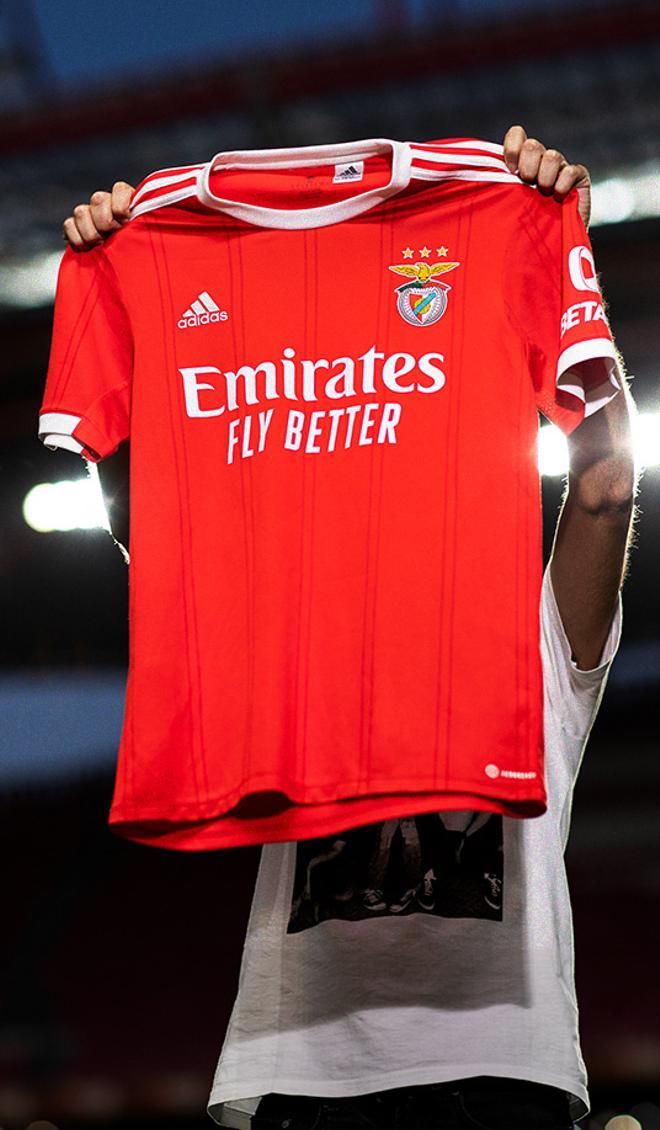 La camiseta del Benfica para la temporada 2022/23