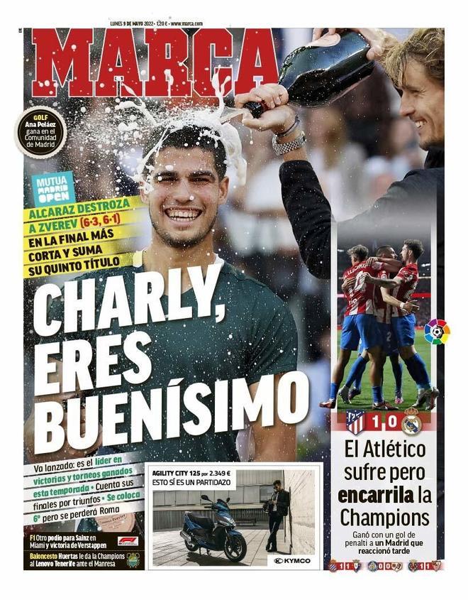 Las portadas de la prensa deportiva de este lunes