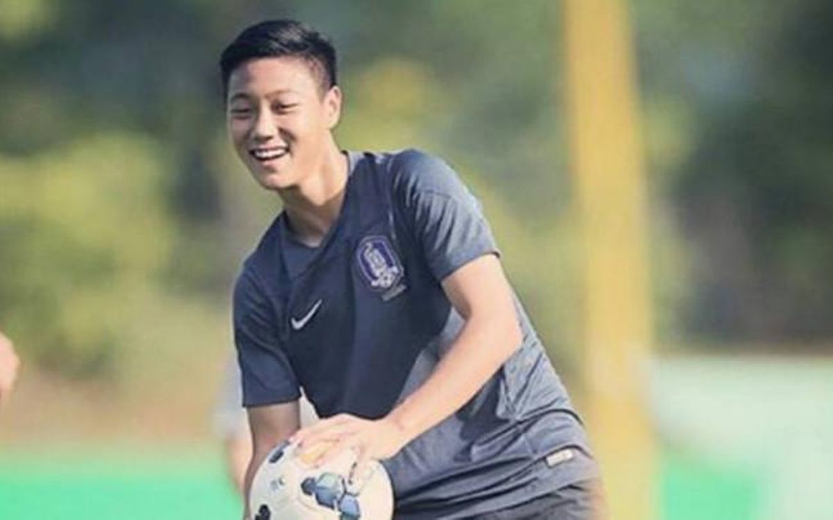 Paik, en un entrenamiento con la selección de Corea Paik, en un entrenamiento con la selección de Corea
