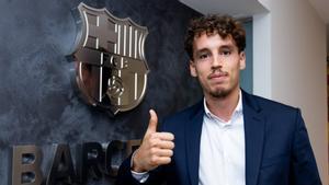 Jandro Orellana tras firmar con el Barça B: Mi sueño es triunfar aquí